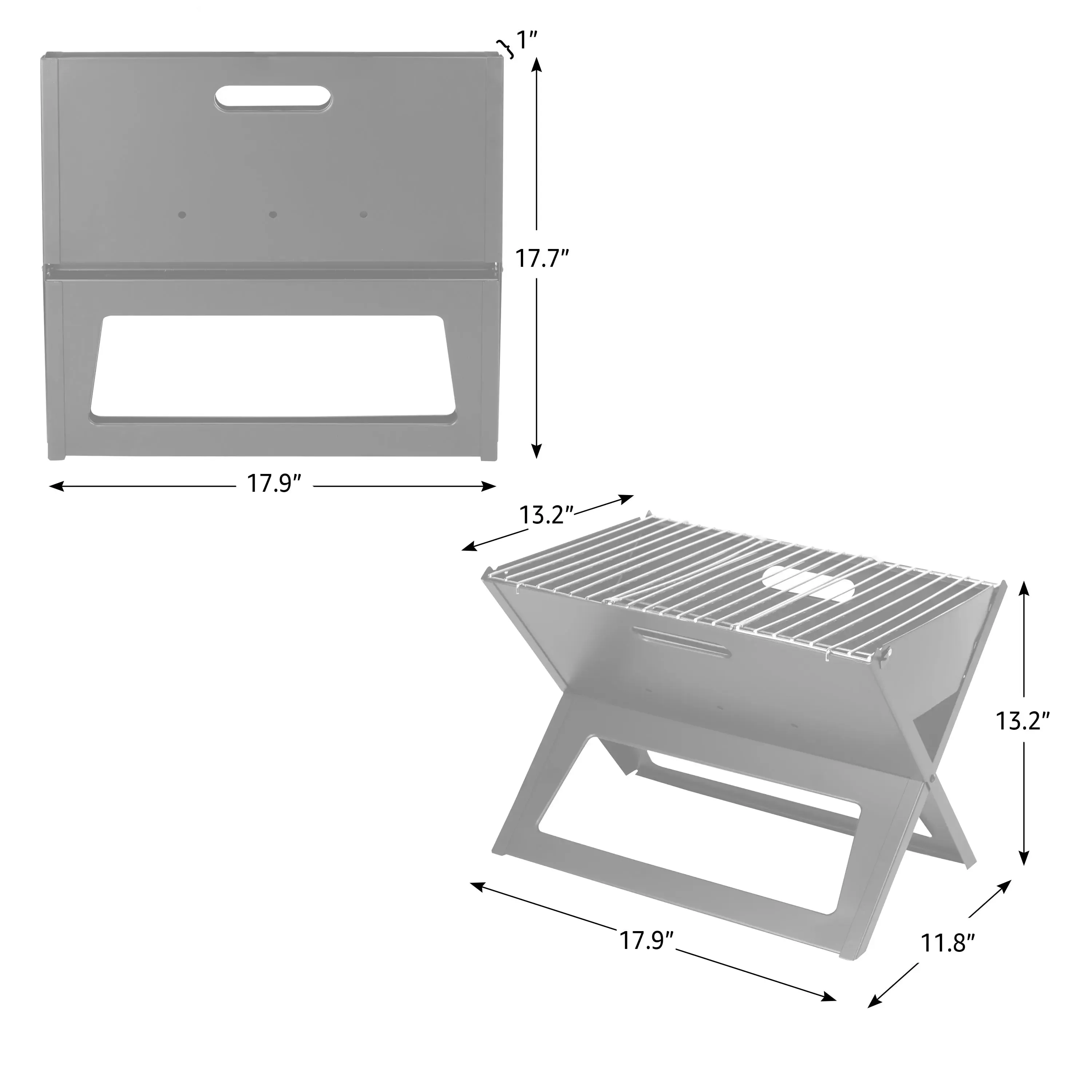 Black Notebook Charcoal Grill