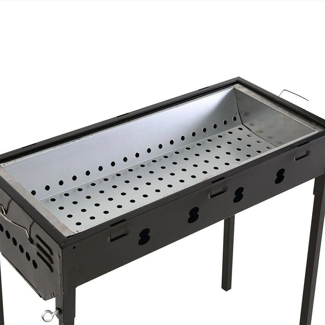 Charcoal BBQ Grill Portable Hibachi Outdoor Barbecue Set Camping Picnic Grills