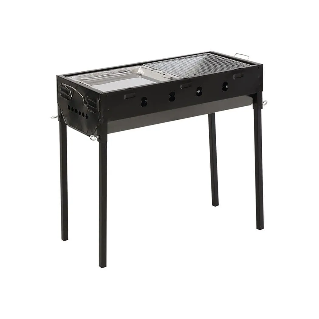 Charcoal BBQ Grill Portable Hibachi Outdoor Barbecue Set Camping Picnic Grills