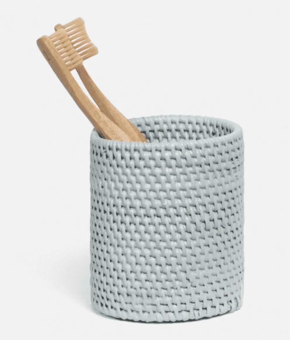 Dalton Bath Collection - Light Gray Rattan