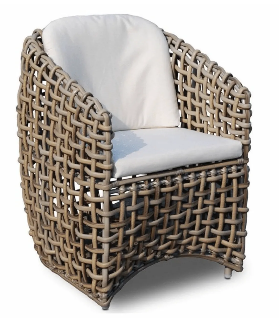 Dune Road Outdoor Dining Armchair w/ Canvas Cushion