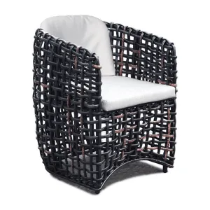 Dune Road Outdoor Dining Armchair w/ Canvas Cushion