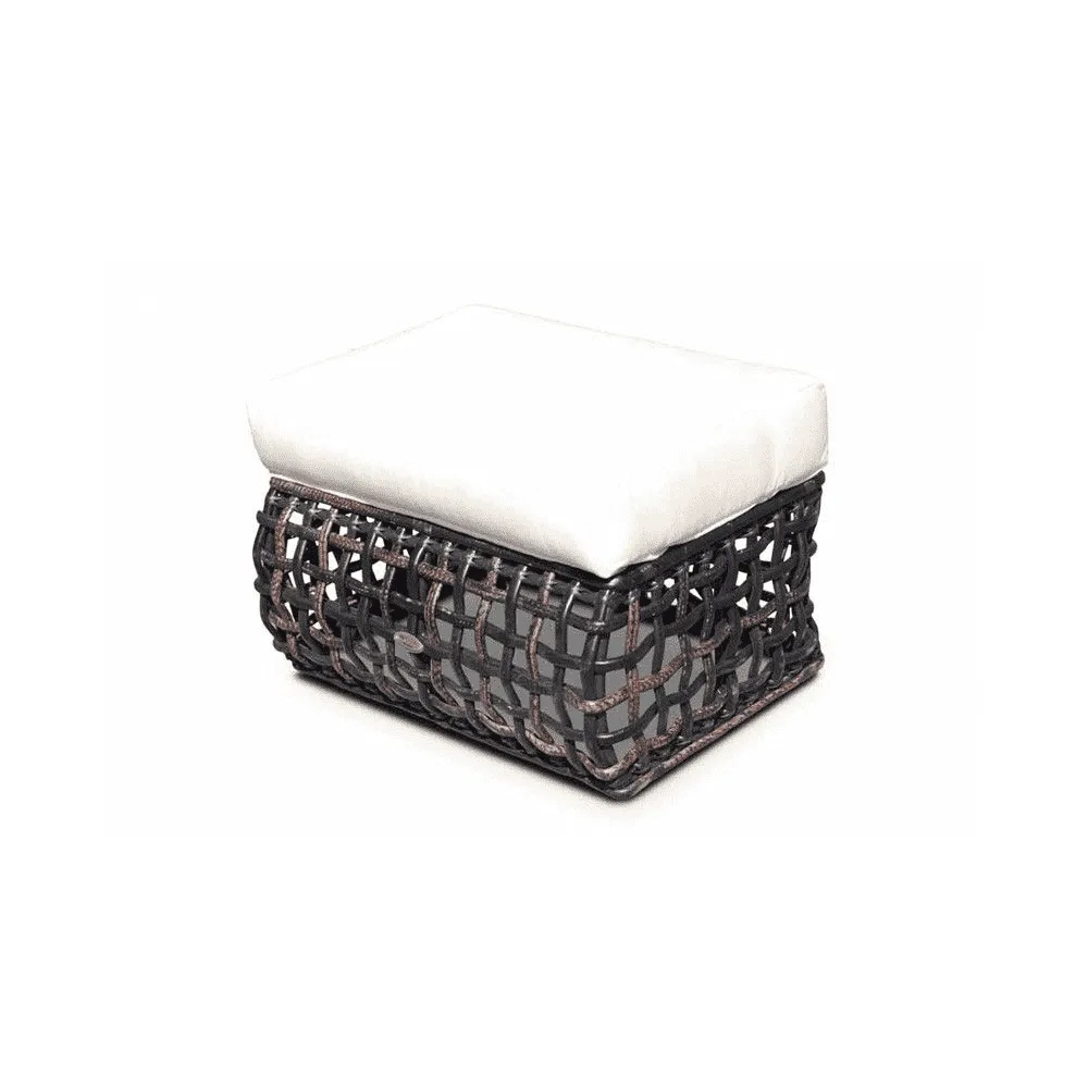 Dune Road Outdoor Ottoman With Cushion