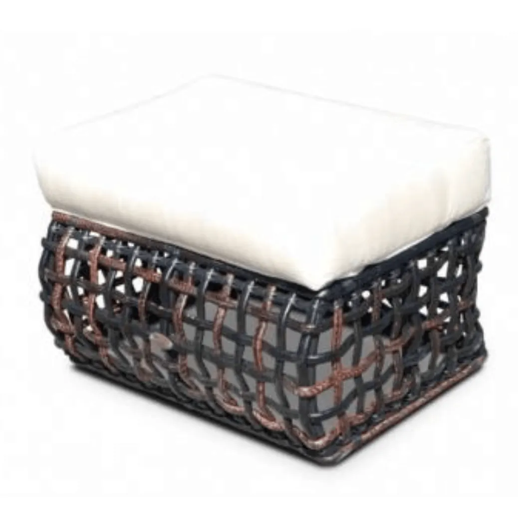 Dune Road Outdoor Ottoman With Cushion