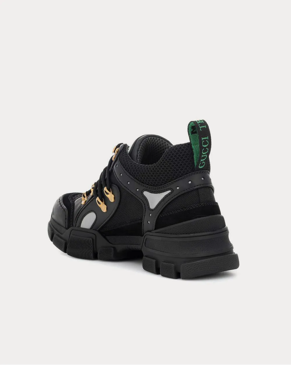 Flashtrek leather Black Low Top Sneakers