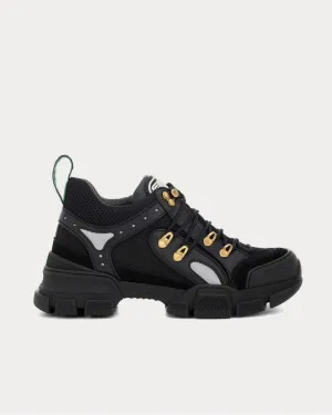 Flashtrek leather Black Low Top Sneakers