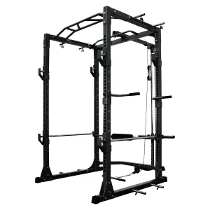 H-0076LP POWER CAGE WITH LAT PULL DOWN AND SEATED ROW