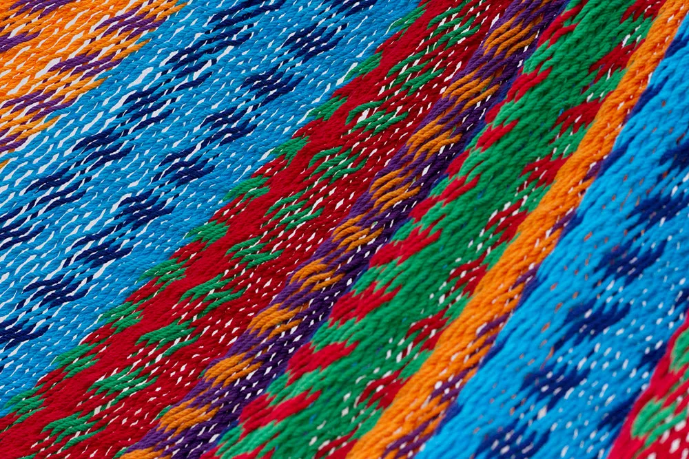 NNEDSZ  Size Outoor Cotton Mayan Legacy Mexican Hammock in Colorina