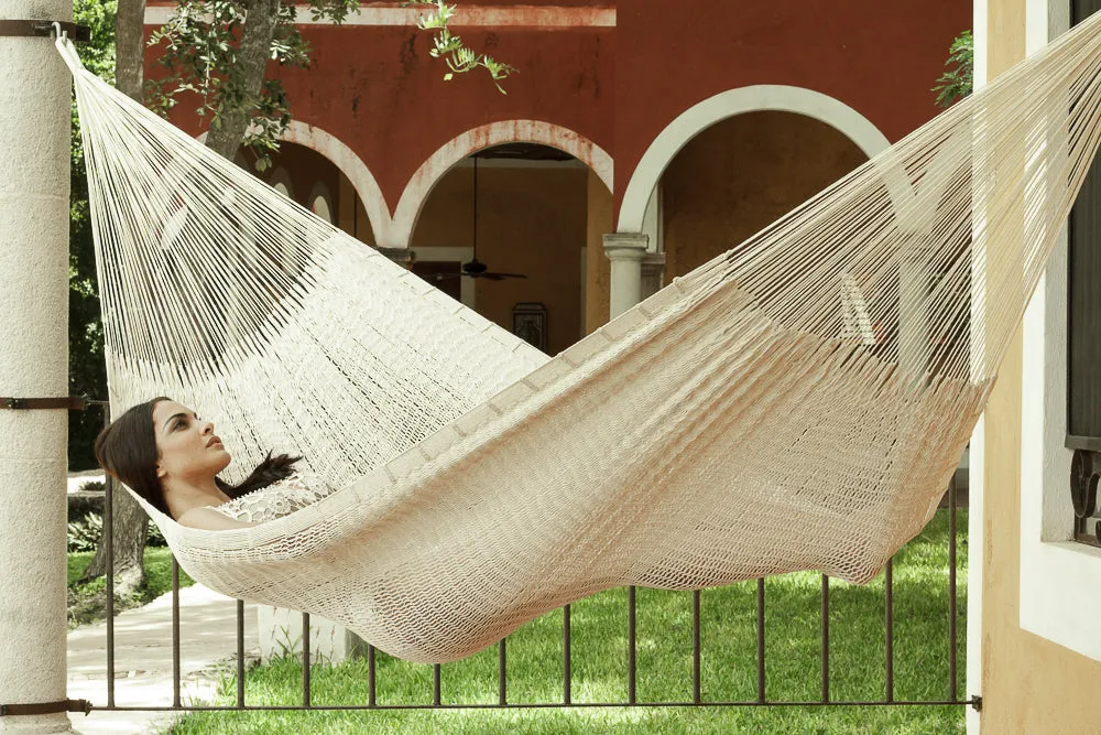 Outdoor Cotton Hammock Queen Size - Cream