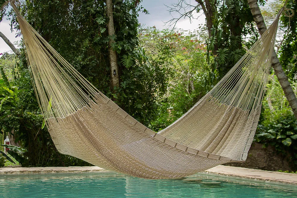 Outdoor Cotton Hammock Queen Size - Cream