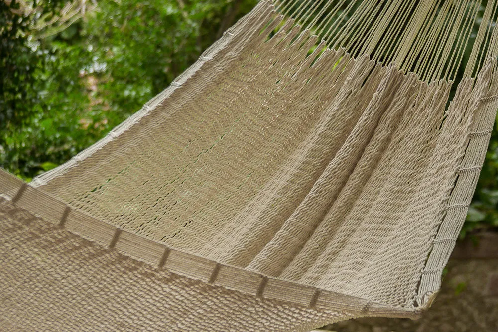 Outdoor Cotton Hammock Queen Size - Cream