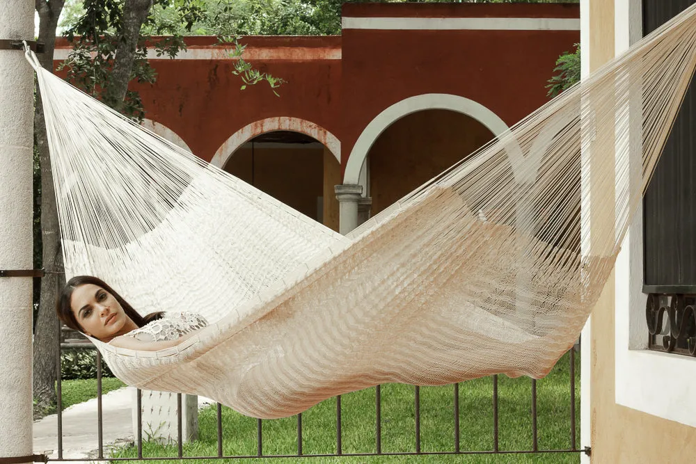 Outdoor Cotton Hammock Queen Size - Cream