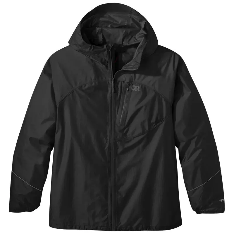 Outdoor Research Womens Helium Rain Jacket Black Sizes 1X - 4X