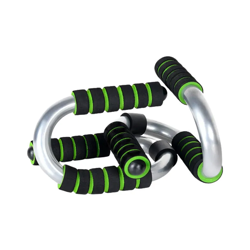Pair Of S-Shaped Push Up Stand Tj-9 Green