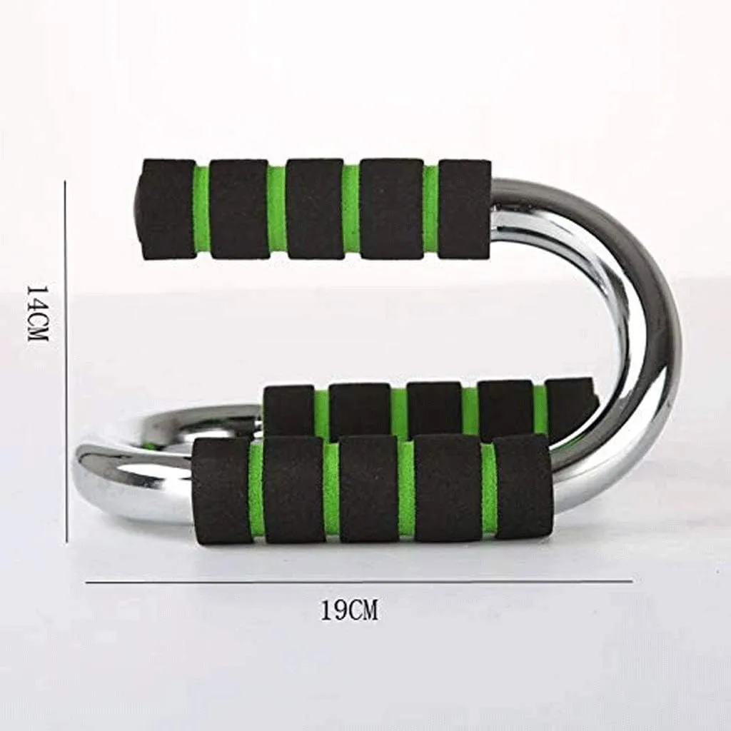Pair Of S-Shaped Push Up Stand Tj-9 Green