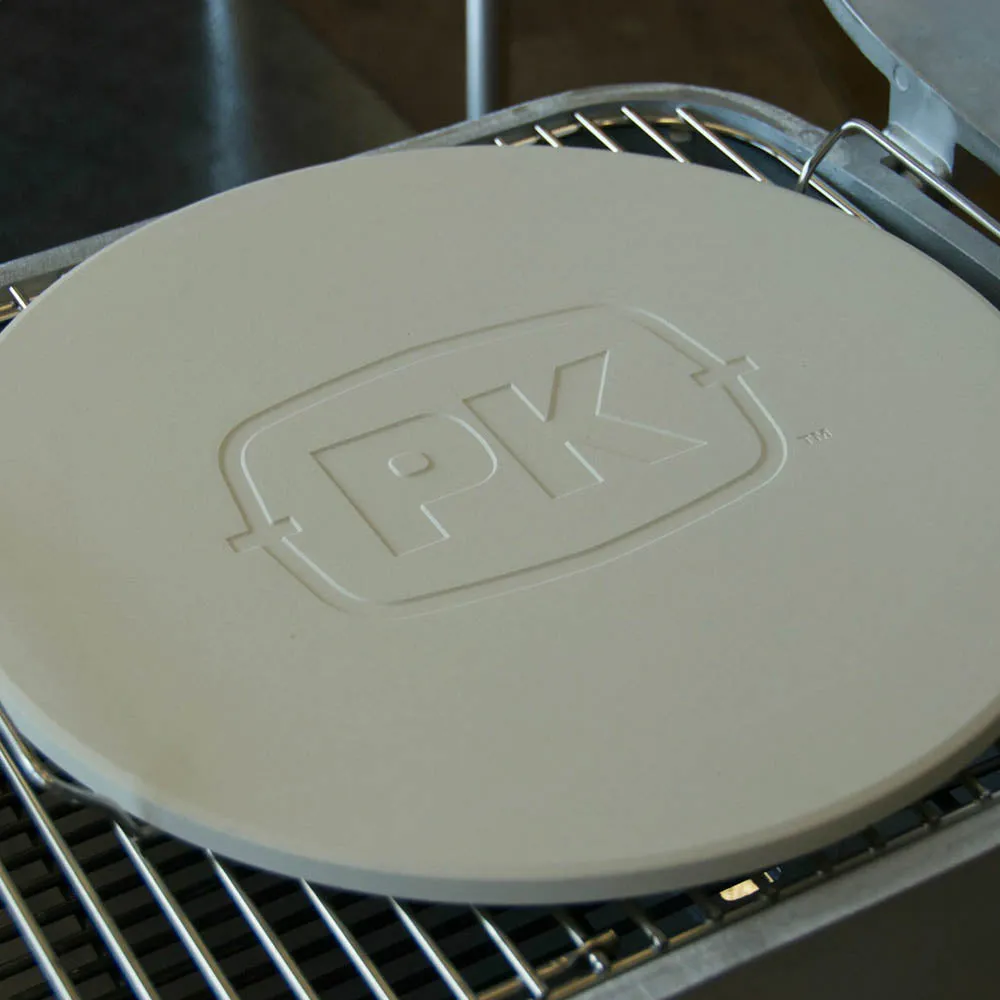 Portable Kitchens PK Pizza Stone 14" Round Diameter Oven Grills BBQ Gray PK99070