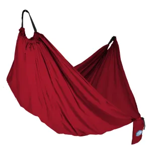 Recycled Brick Red 1 Person Hammock Open Size 108" L X 56" W