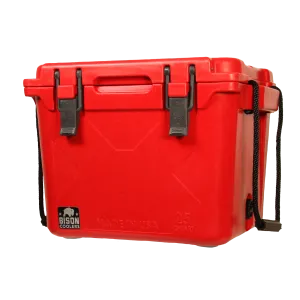 Red 25 QT Bison Cooler