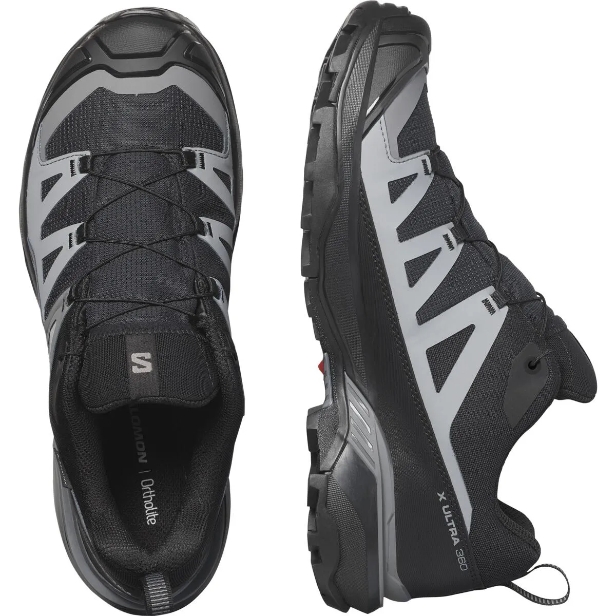 Salomon Men's X Ultra 360 Gore-Tex Trail Shoes (Black/Magnet)
