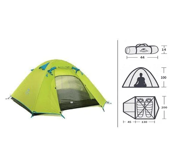 Speedy 2 - 2.2 Kg Hiking Tent - Lime Green [Discontinued]