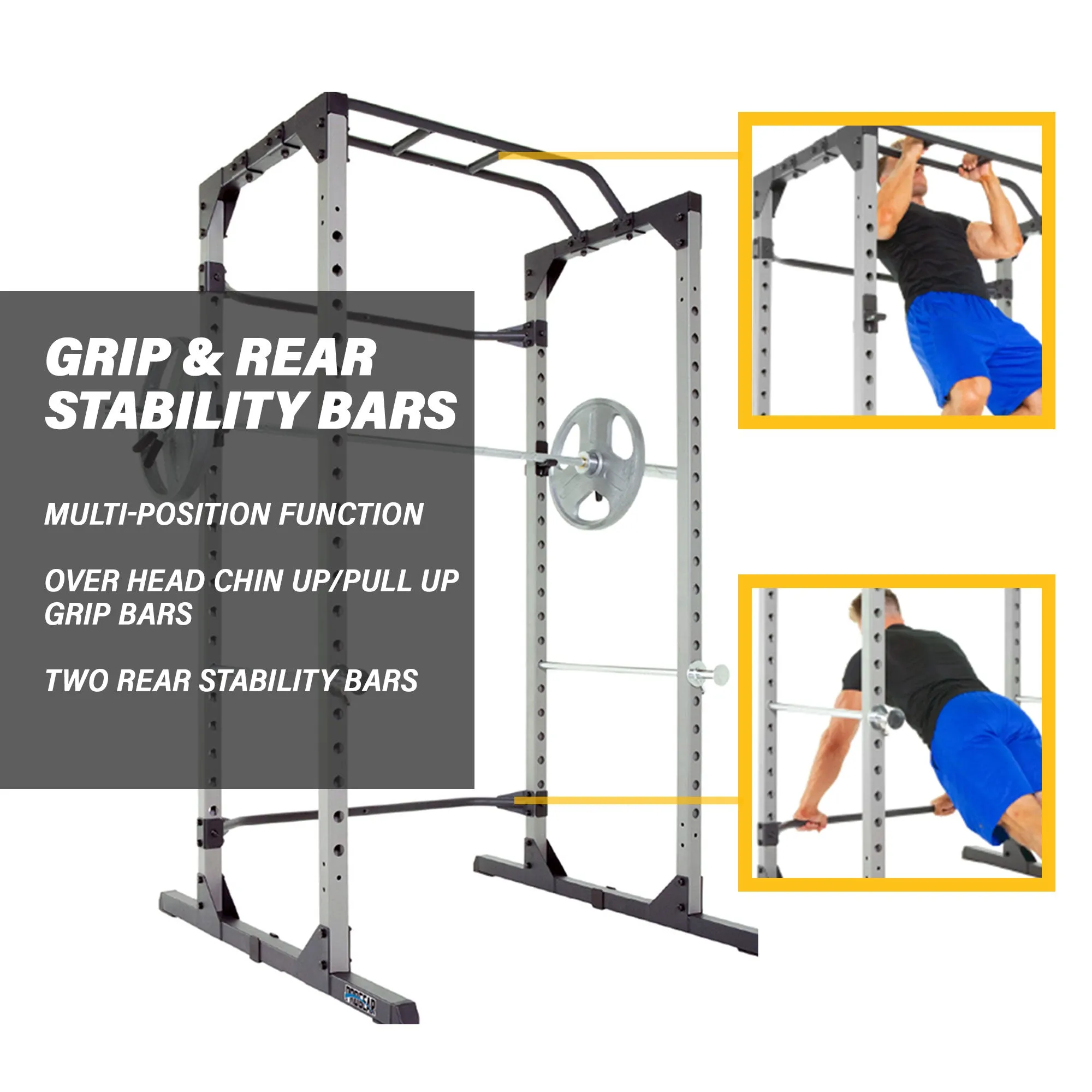 Squat Rack Power Cage w/ J-Hooks Ultra Strength 800lb