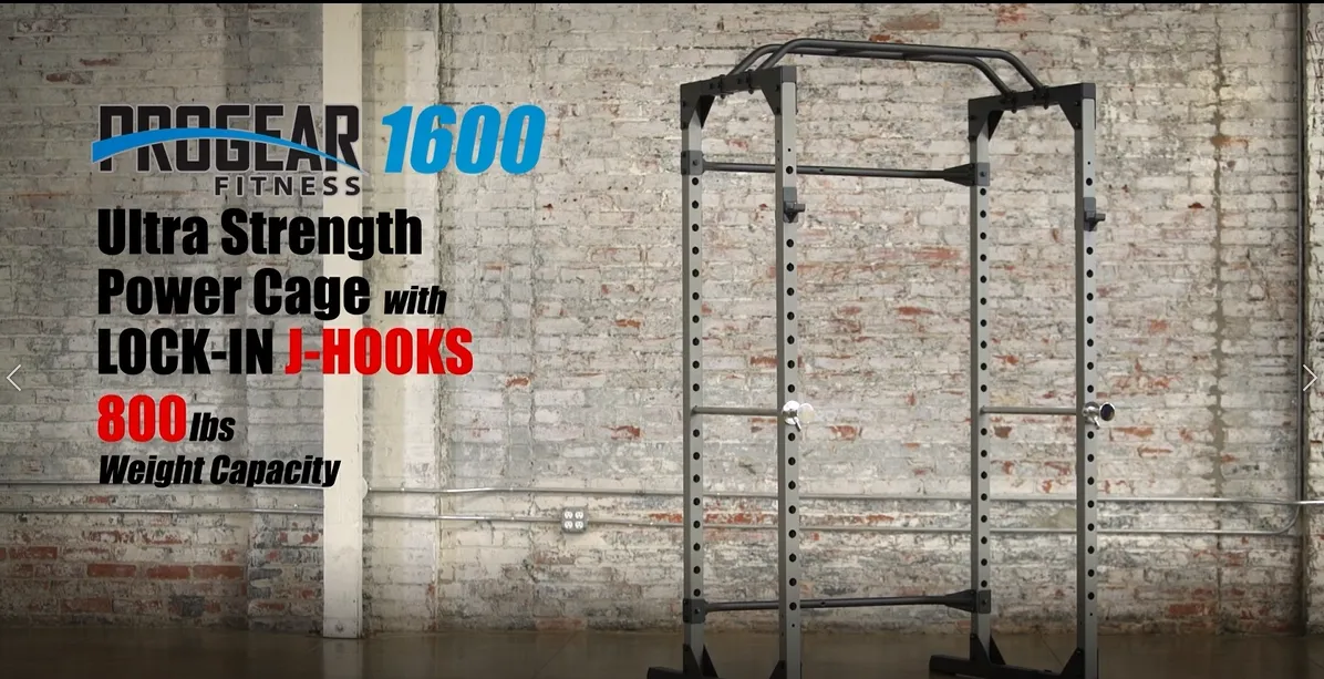 Squat Rack Power Cage w/ J-Hooks Ultra Strength 800lb