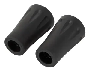 Trekmates Rubber Walking Pole Tips - Pair (Black)