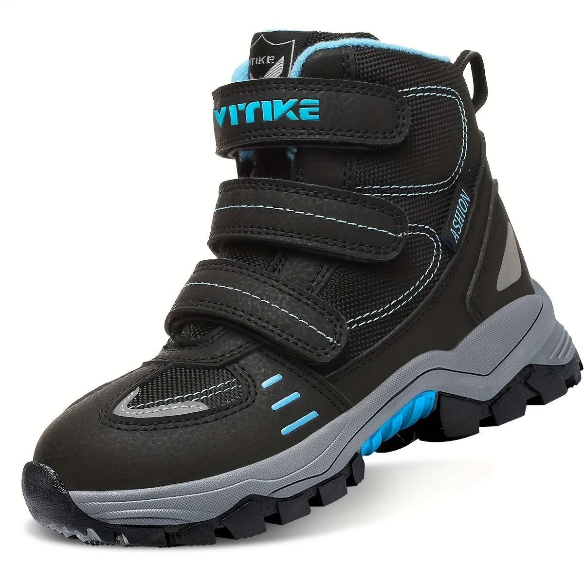 WarmthPro Boys' Insulated Snow Hiking Boots - Waterproof, Non-Slip, Super Warm Winter Boots for Outdoor Adventures - Durable, Breathable, and Comfortable