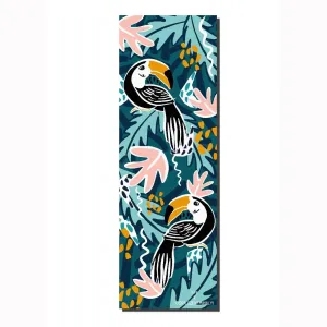 Yoga Mat | 6mm Thick | Birds | Non-Slip | Eco Friendly | Yune Yoga | Toucan