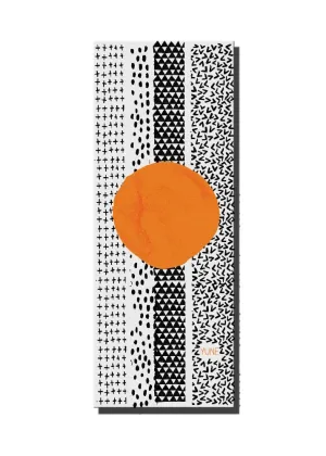 Yoga Mat | 6mm Thick | Black White | Non-Slip | Eco Friendly | Yune Yoga | Bowie