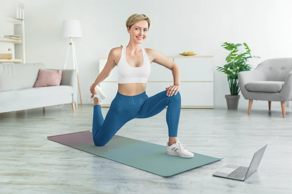 Yoga Mat | 6mm Thick | Blue | Non-Slip | Eco Friendly | Yune Yoga | Dionysus
