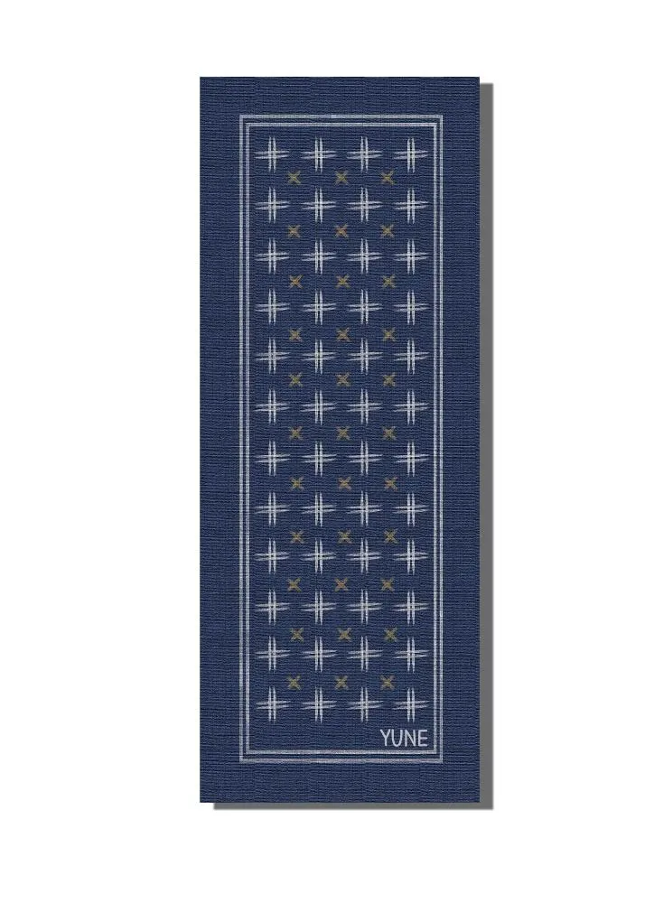 Yoga Mat | 6mm Thick | Blue | Non-Slip | Eco Friendly | Yune Yoga | Sakura